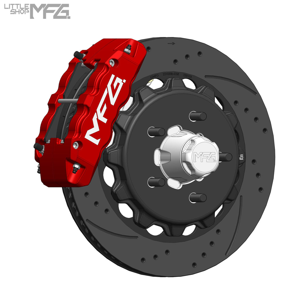 GM 1963-1987 C10 Front 14" 6-Piston Big Brake Kit (for Wilwood Aluminum ProSpindles)by LSMFG