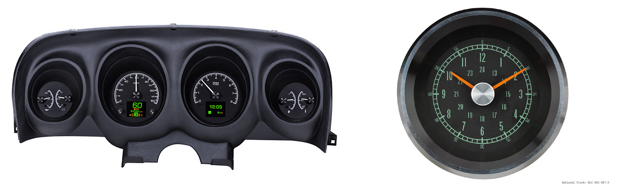 Dakota Digital HDX Gauges for 1969 - 1970 Ford Mustang