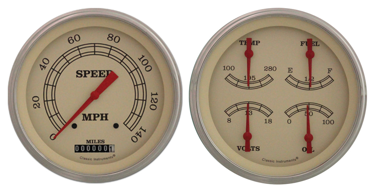 Classic Instruments Vintage Series Two Gauge Set | Classic Instruments