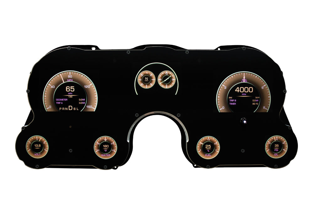 Dakota Digital Grafix Gauges for 67-72 Chevy C10 Pickup - Truck GRFX-67C-PU