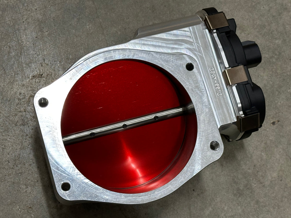 GARAGE SALE - Katech 112mm LS DBW Throttle Body Clear Anodized billet