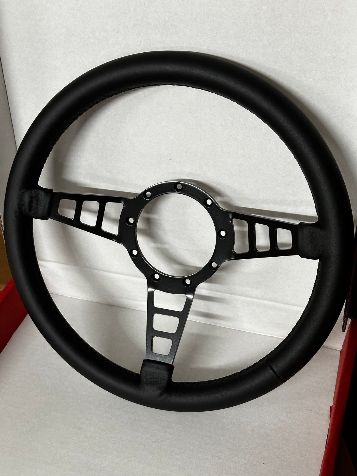 Mark 4 Track GT Steering Wheel - 14" Leather Wrapped by Lecarra