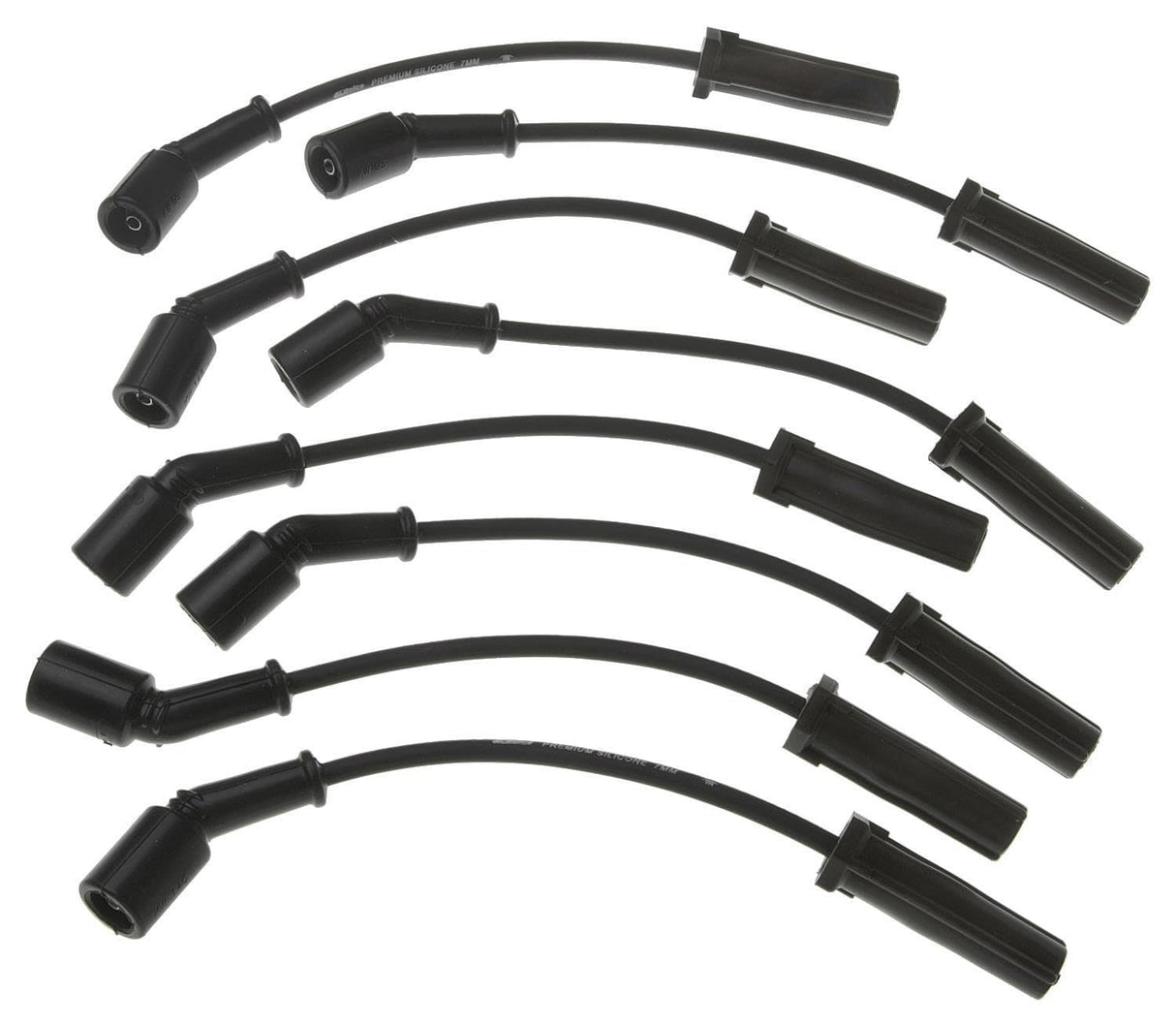 GM LONG ACDelco Spark Plug Wires for LS Truck 7mm Black