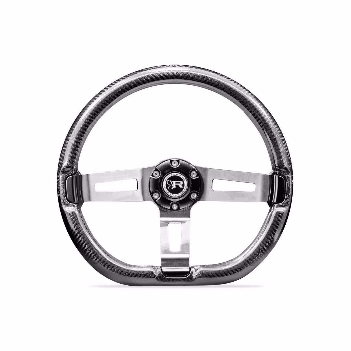 Carbon Fiber Steering Wheel Invadr - 6-Bolt by Ring Brothers