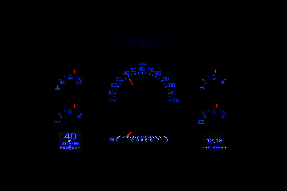 Dakota Digital RTX Gauges for 1988-1991 Chevy Pickup RTX-88C-PU-X GMC OBS GMT400