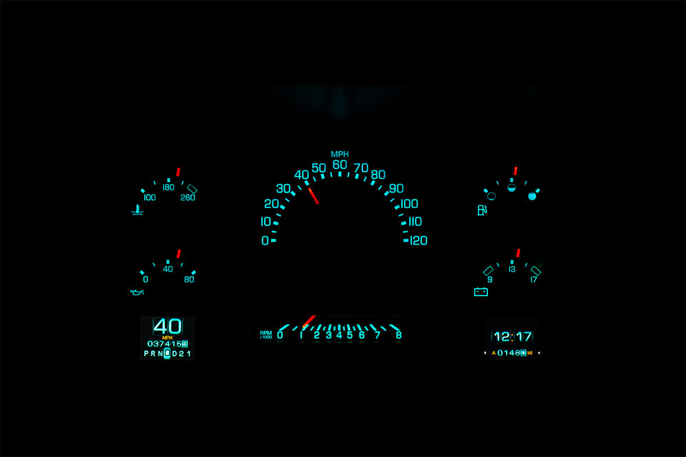 Dakota Digital RTX Gauges for 1988-1991 Chevy Pickup RTX-88C-PU-X GMC OBS GMT400
