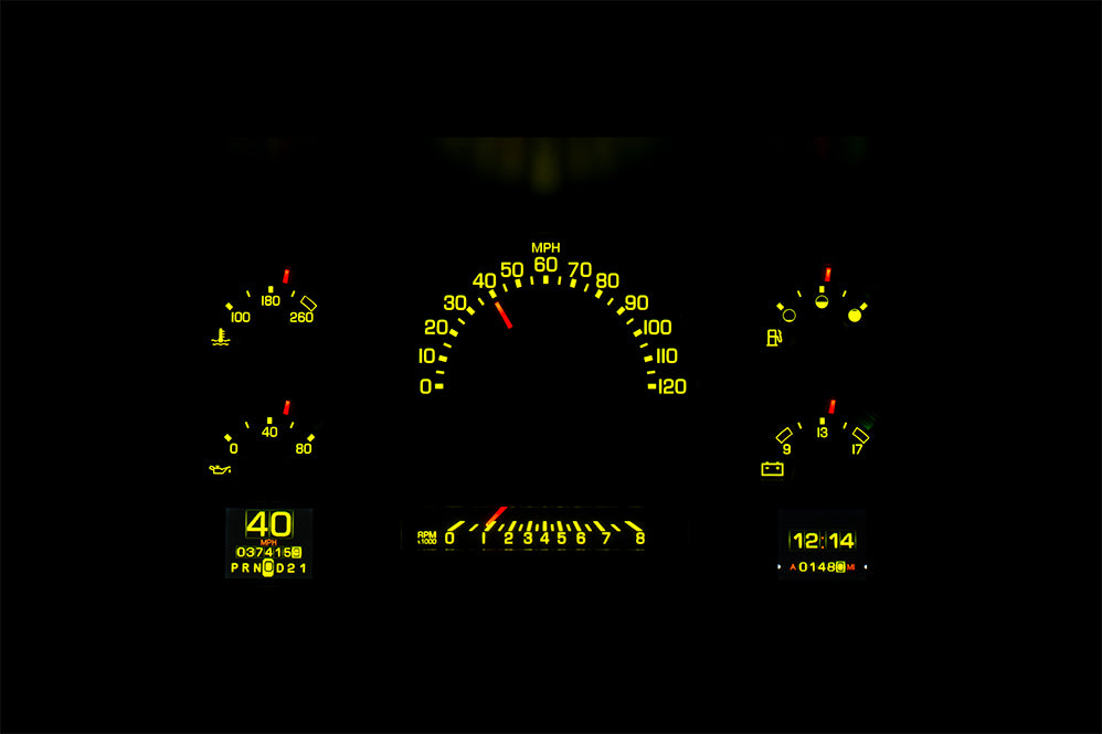 Dakota Digital RTX Gauges for 1988-1991 Chevy Pickup RTX-88C-PU-X GMC OBS GMT400