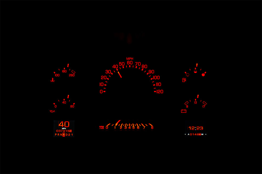 Dakota Digital RTX Gauges for 1988-1991 Chevy Pickup RTX-88C-PU-X GMC OBS GMT400