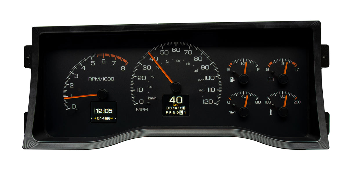 Dakota Digital RTX Gauges for 1995-1998 Chevy Pickup RTX-95C-PU-X GMC OBS GMT400