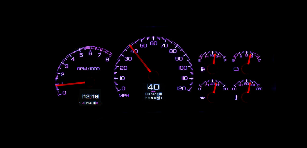 Dakota Digital RTX Gauges for 1995-1998 Chevy Pickup RTX-95C-PU-X GMC OBS GMT400