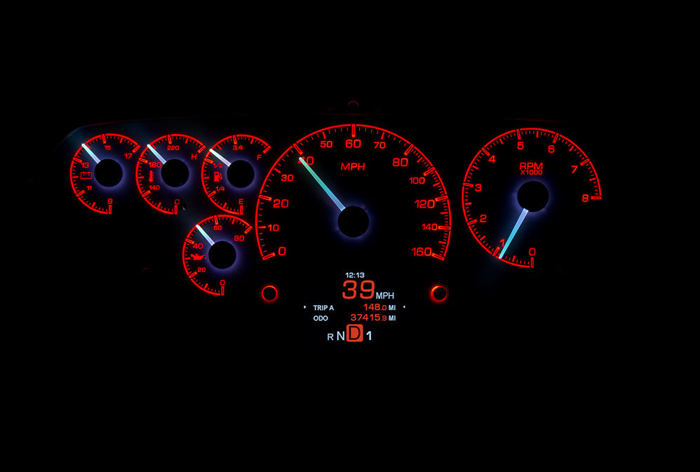 Dakota Digital HDX Gauges for 1955- 59 Chevy Pickup - HDX-55C-PU