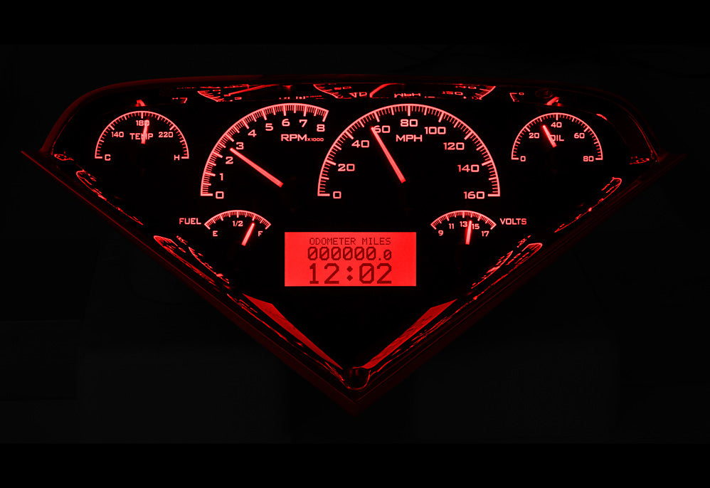 Dakota Digital VHX Gauges for 1955- 59 Chevy Pickup - VHX-55C-PU