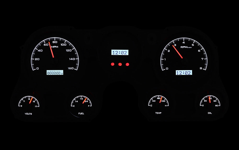 Dakota Digital VHX Gauges for 1967- 72 Chevy/ GMC Pickup - VHX-67C-PU, VHX-67C-PA