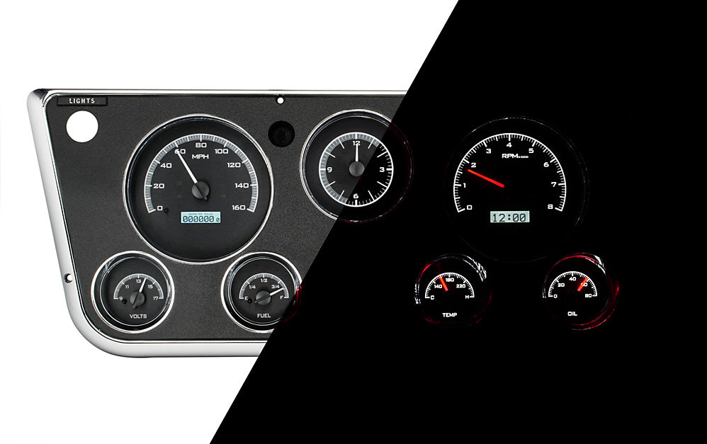 Dakota Digital VHX Gauges for 1967- 72 Chevy/ GMC Pickup - VHX-67C-PU, VHX-67C-PA