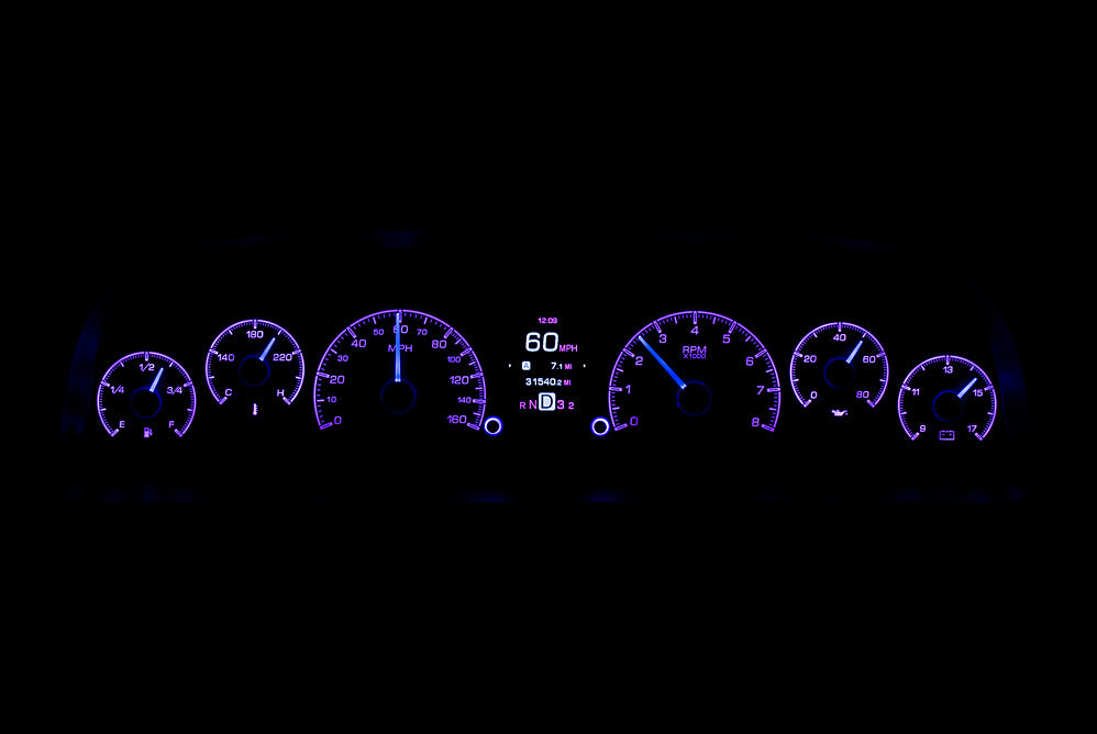 Dakota Digital HDX Gauges for 1960- 63 Chevy Pickup - HDX-60C-PU