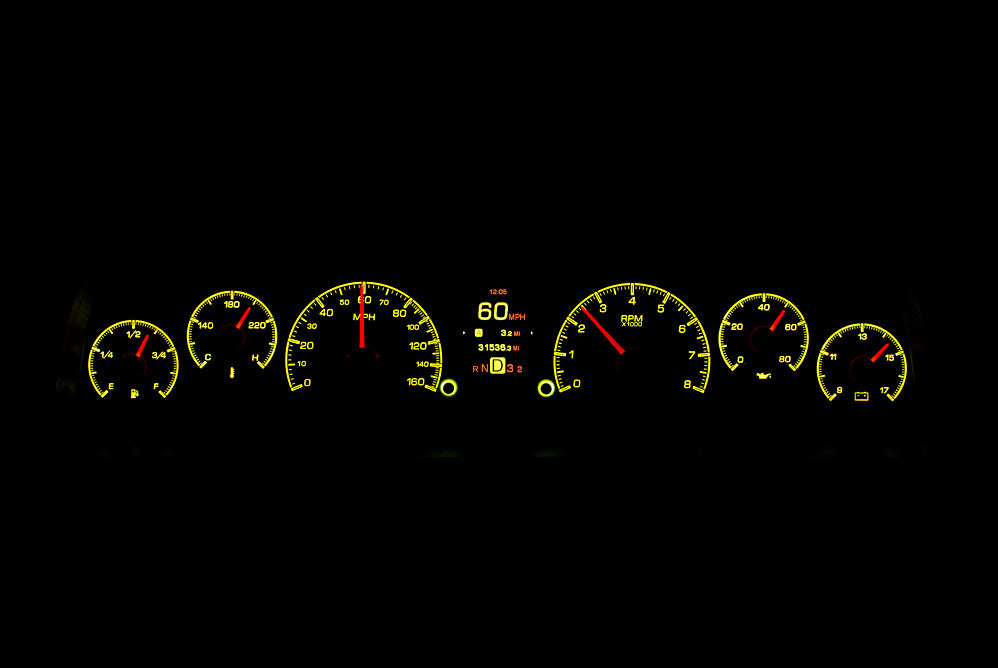 Dakota Digital HDX Gauges for 1960- 63 Chevy Pickup - HDX-60C-PU