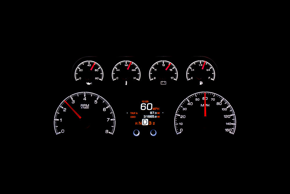 Dakota Digital HDX Gauges for 1988- 94 Chevy/ GMC Pickup/SUV - HDX-88C-PU