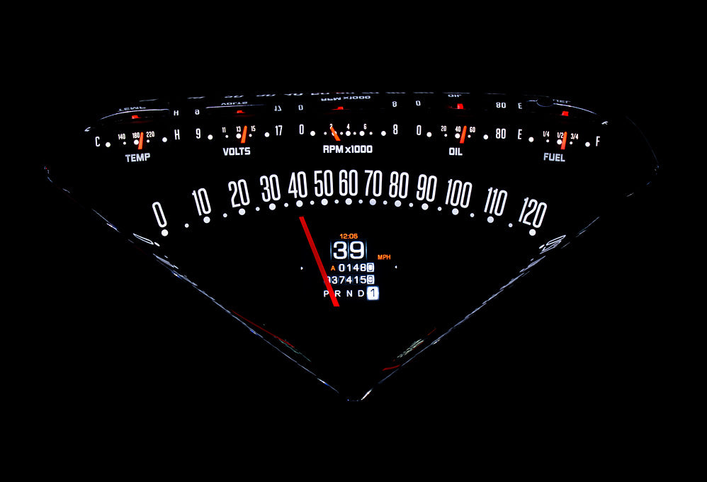 Dakota Digital RTX Gauges for 1955- 59 Chevy Pickup - RTX-55C-PU-X