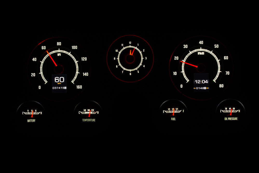 Dakota Digital RTX Gauges for 1967- 72 Chevy/ GMC Pickup - RTX-67C-PU-X