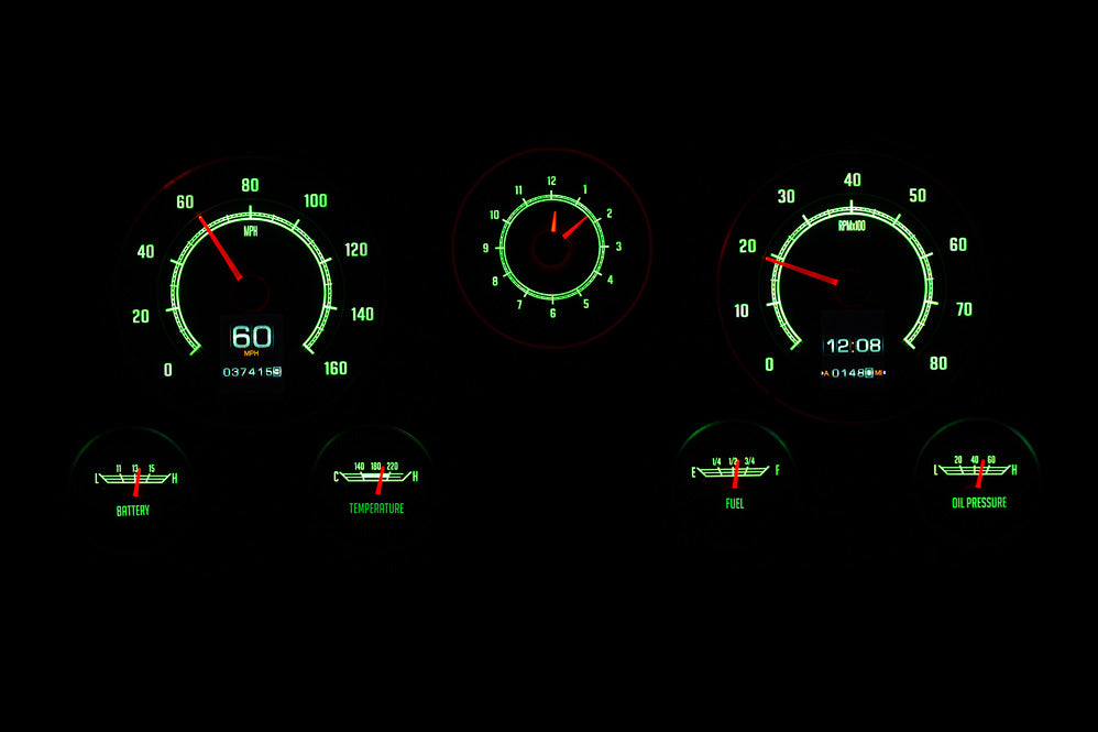Dakota Digital RTX Gauges for 1967- 72 Chevy/ GMC Pickup - RTX-67C-PU-X