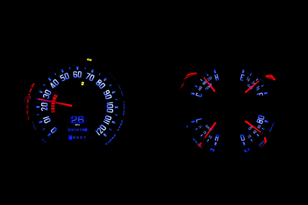 Dakota Digital RTX Gauges for 1954 Chevy Pickup - RTX-54C-PU-X