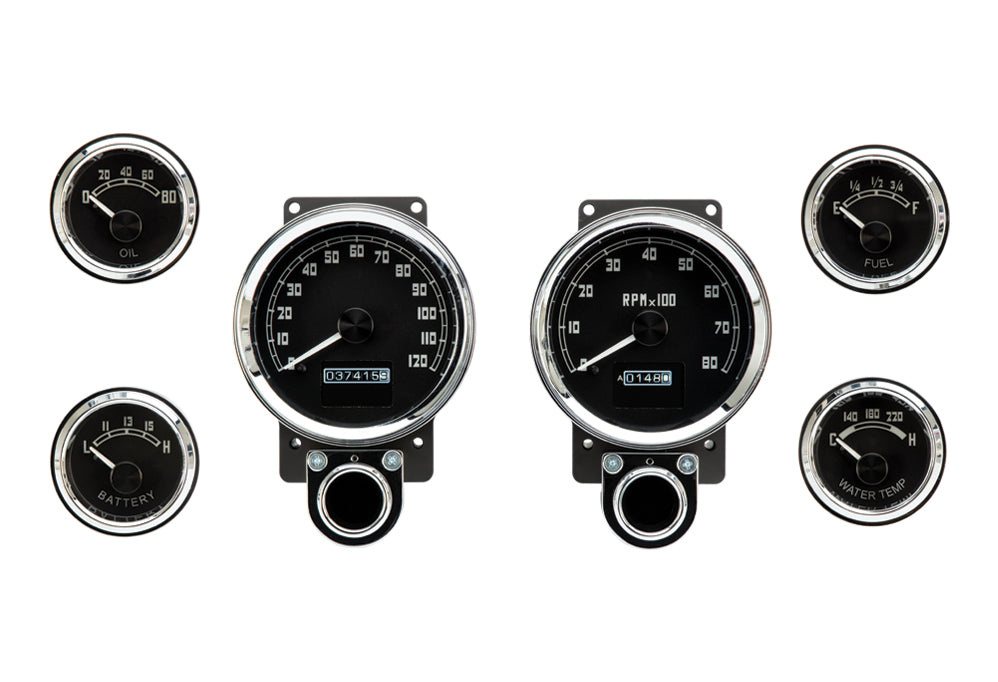 Dakota Digital RTX Gauges for 1955- 59 GMC Pickup - RTX-55-GMC-X