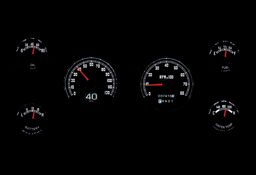 Dakota Digital RTX Gauges for 1955- 59 GMC Pickup - RTX-55-GMC-X