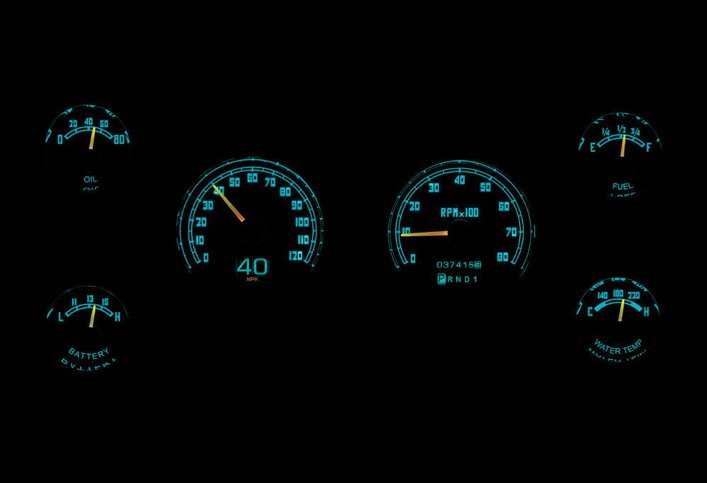Dakota Digital RTX Gauges for 1955- 59 GMC Pickup - RTX-55-GMC-X
