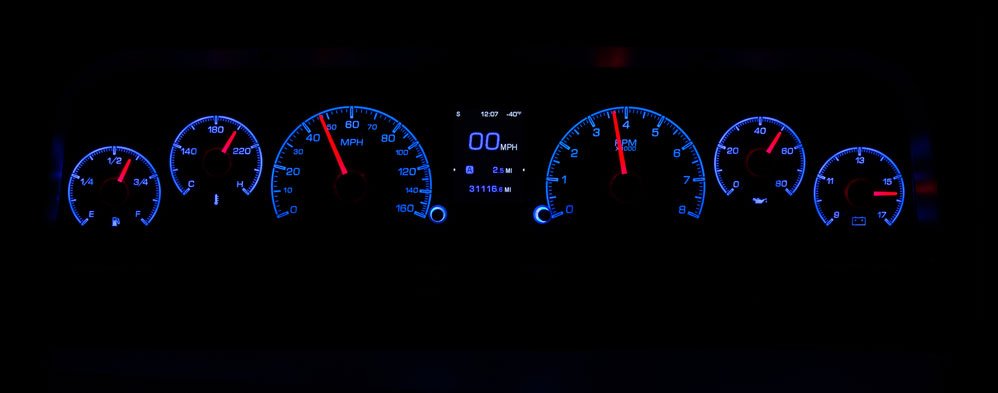 Dakota Digital HDX Gauges for 1964- 66 Chevy Pickup - HDX-64C-PU