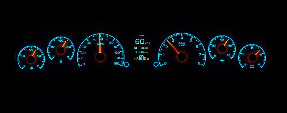Dakota Digital HDX Gauges for 1964- 66 Chevy Pickup - HDX-64C-PU