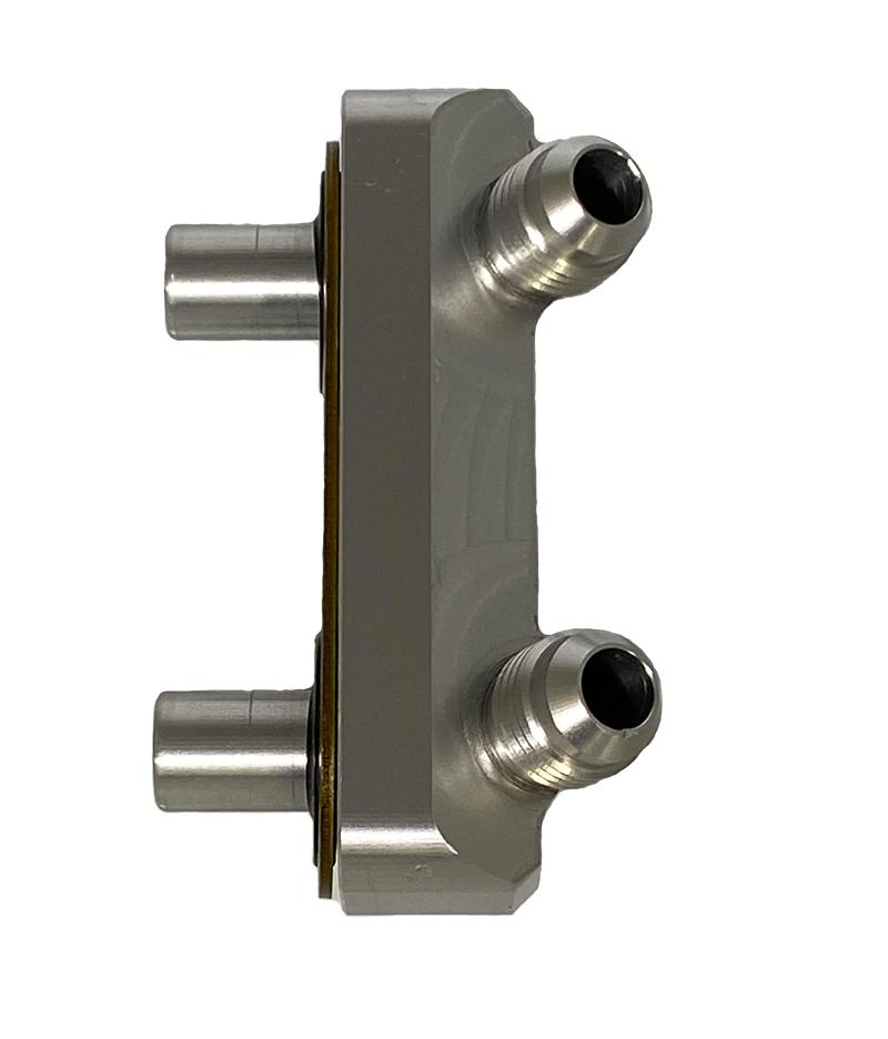 Low Profile transmission cooler manifold adapter 6L80e 6L90e 8L90e 10L80e 10L90e