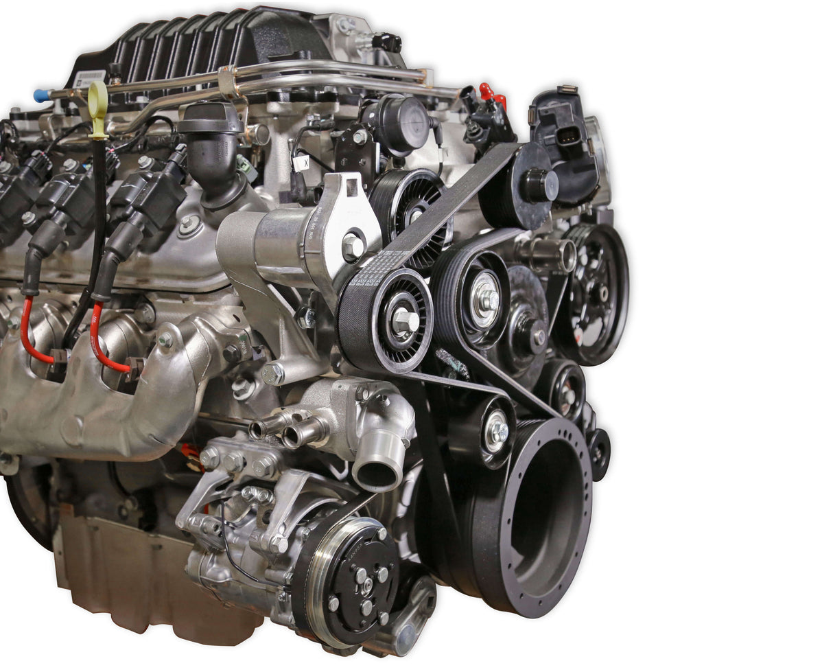 Holley LSA Accessory Drive w/Low Mount AC - Serpentine Belt