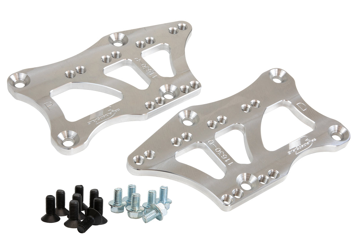 Gen V LT Engine Mount Adapters - Billet Aluminum - Adjustable - LT1 LT4 LT5 L83 L86