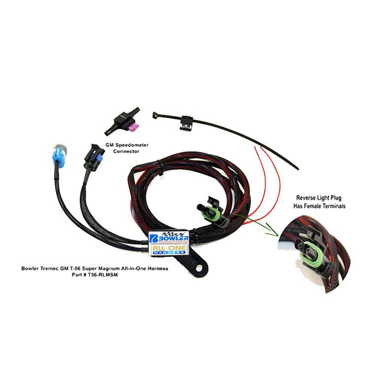 Tremec T56 Pigtail - All In One Harness Connector VSS Reverse