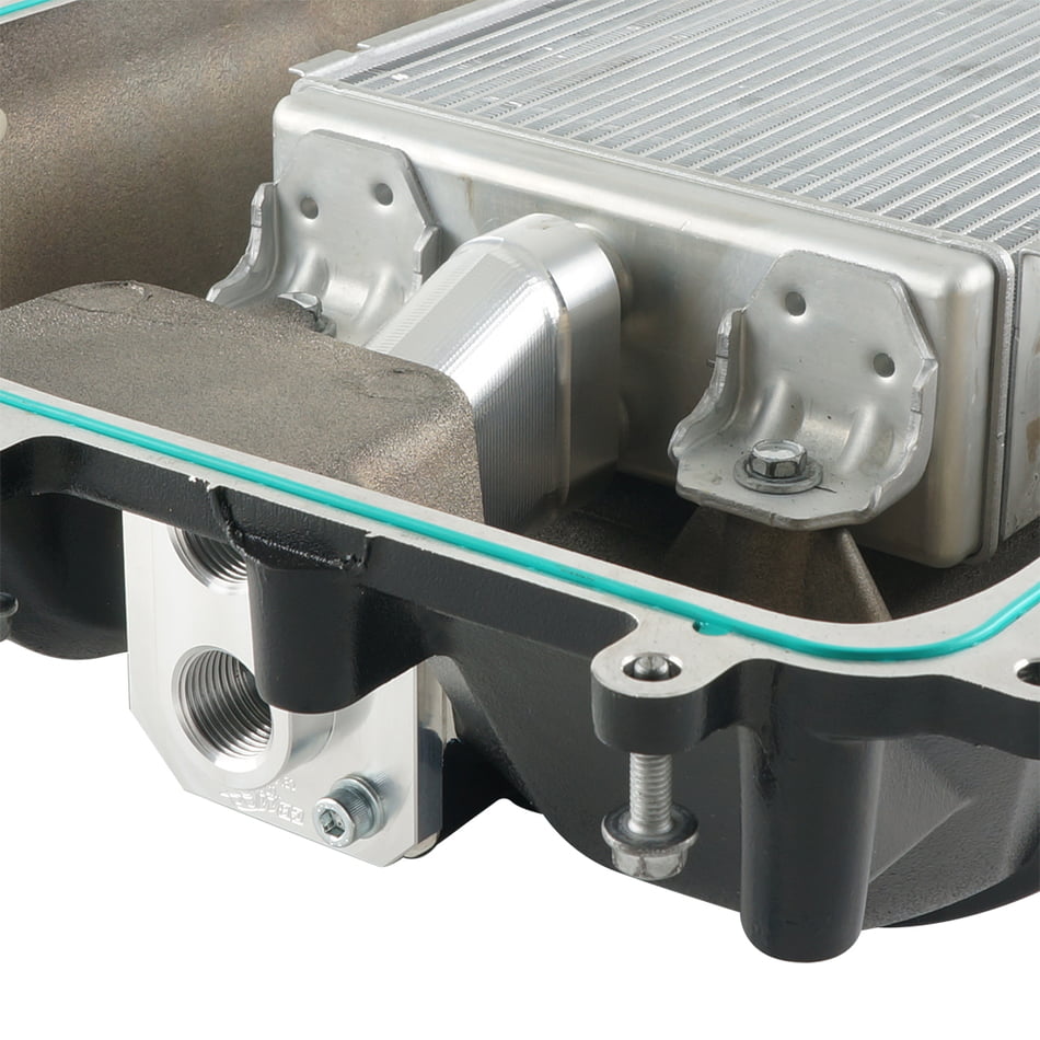 ZL1 LSA Intercooler Manifold Fitting - 10AN Ports