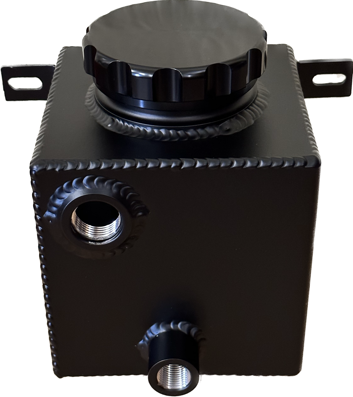 Intercooler Reservoir Tank - Universal 1 Gallon Capacity - Aluminum AN