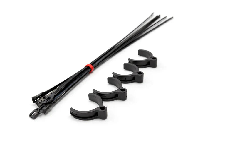 Flexroute TPV Rubber Line Clamps for Tubing Small 3/16"-1/4" (4.8mm-6.5mm) - 4 Pack
