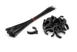 Flexroute TPV Rubber Line Clamps for Tubing Small 3/16"-1/4" (4.8mm-6.5mm) - 25 Pack