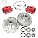 GM 71-87 C10 Front Brake Upgrade for OEM Spindle, by LSMFG