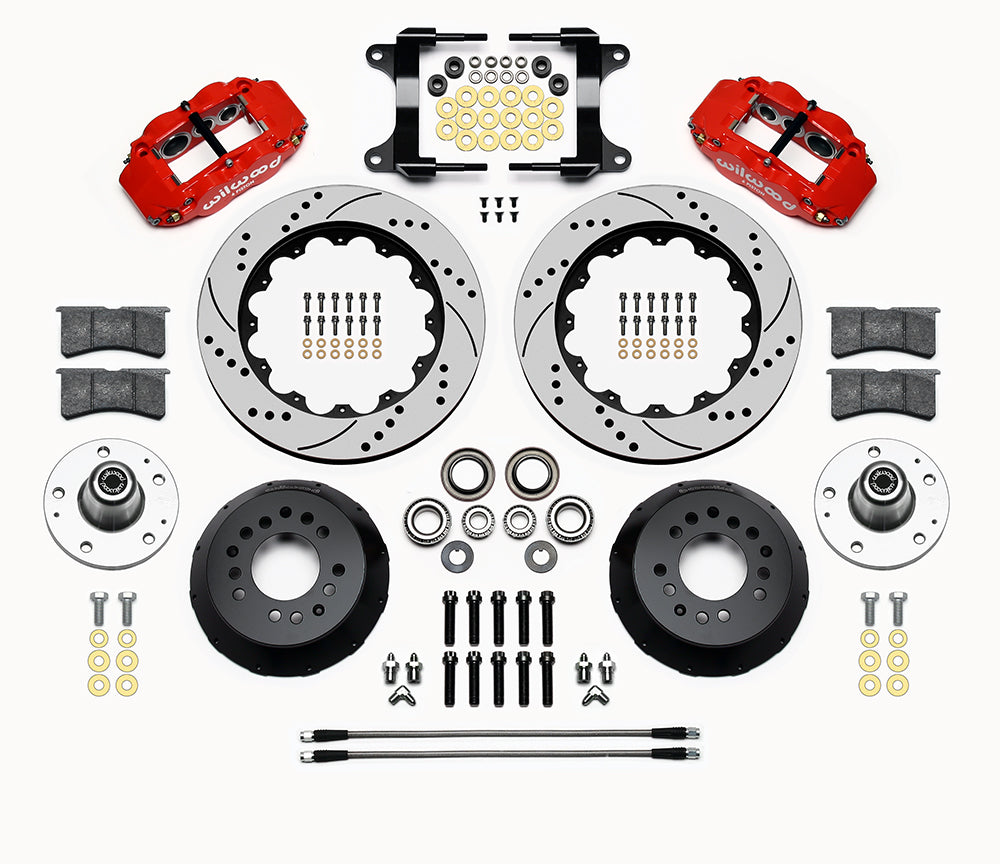 1982-1992 F-Body Front Big Brake Kit by Wilwood - 14" 6-Piston - Camaro Firebird - 140-15279
