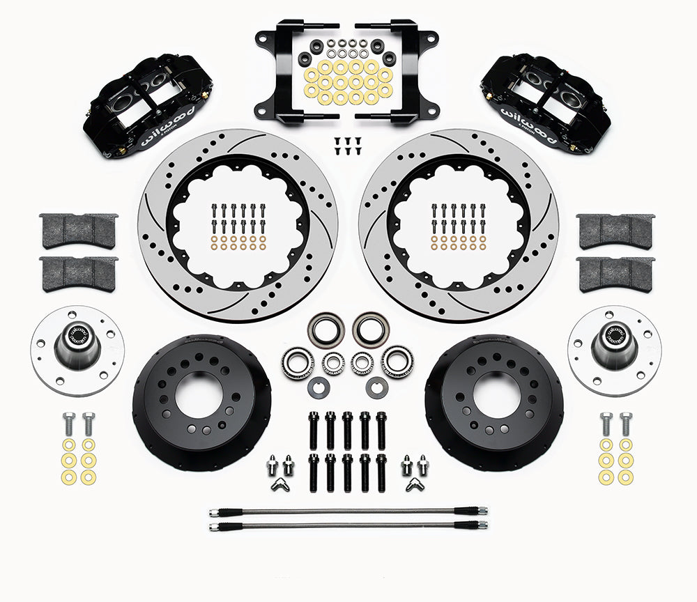 1982-1992 F-Body Front Big Brake Kit by Wilwood - 14" 6-Piston - Camaro Firebird - 140-15279