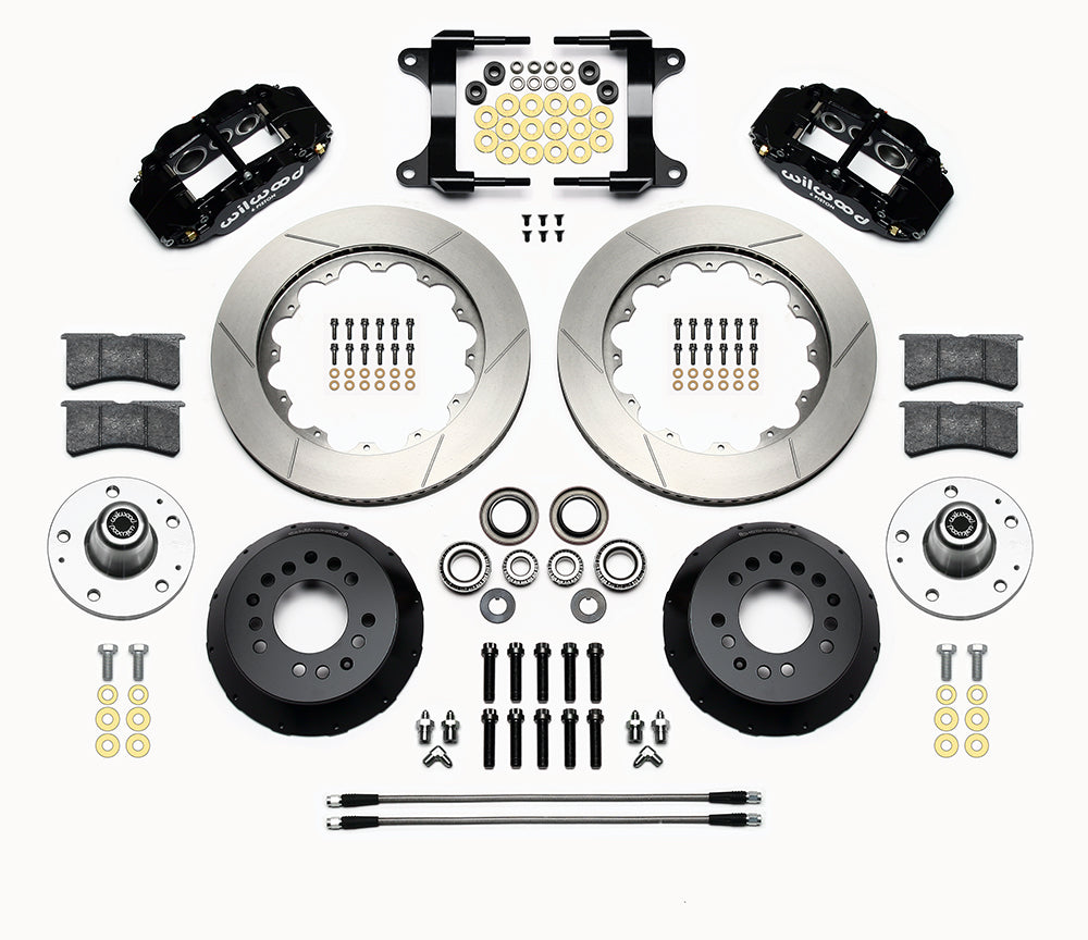 1982-1992 F-Body Front Big Brake Kit by Wilwood - 14" 6-Piston - Camaro Firebird - 140-15279
