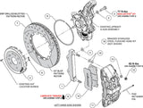 Corvette C8 Front Big Brake Kit by Wilwood - SX6R 140-17004