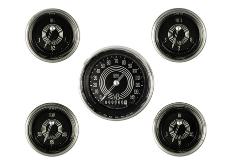Classic Instruments V8 Speedster Six Gauge Set | Classic Instruments