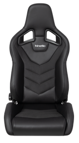 Kinetic Seats - APEX GTR - Black Leather / Black Carbon