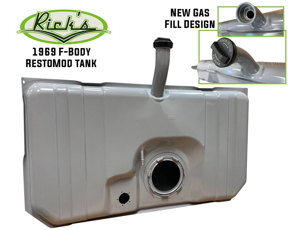 1969 Camaro & Firebird Restomod EFI Fuel Tank by Rick's Tanks