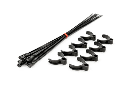 Flexroute TPV Rubber Line Clamps for Tubing Medium 9/32"-3/8" (7.1mm-9.5mm) - 8 Pack