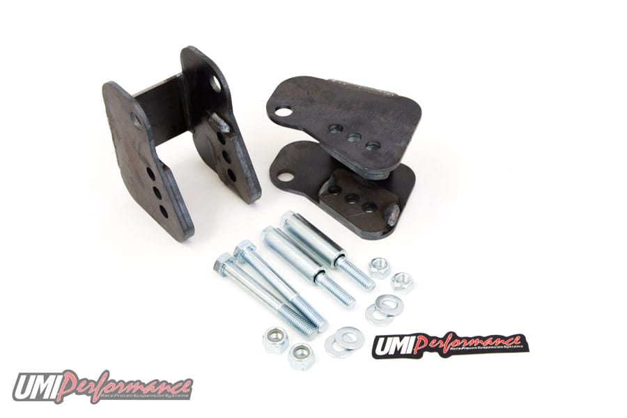 UMI 1982-2002 F-Body Rear Lower Control Arm Relocation Brackets - Weld-In - 2010