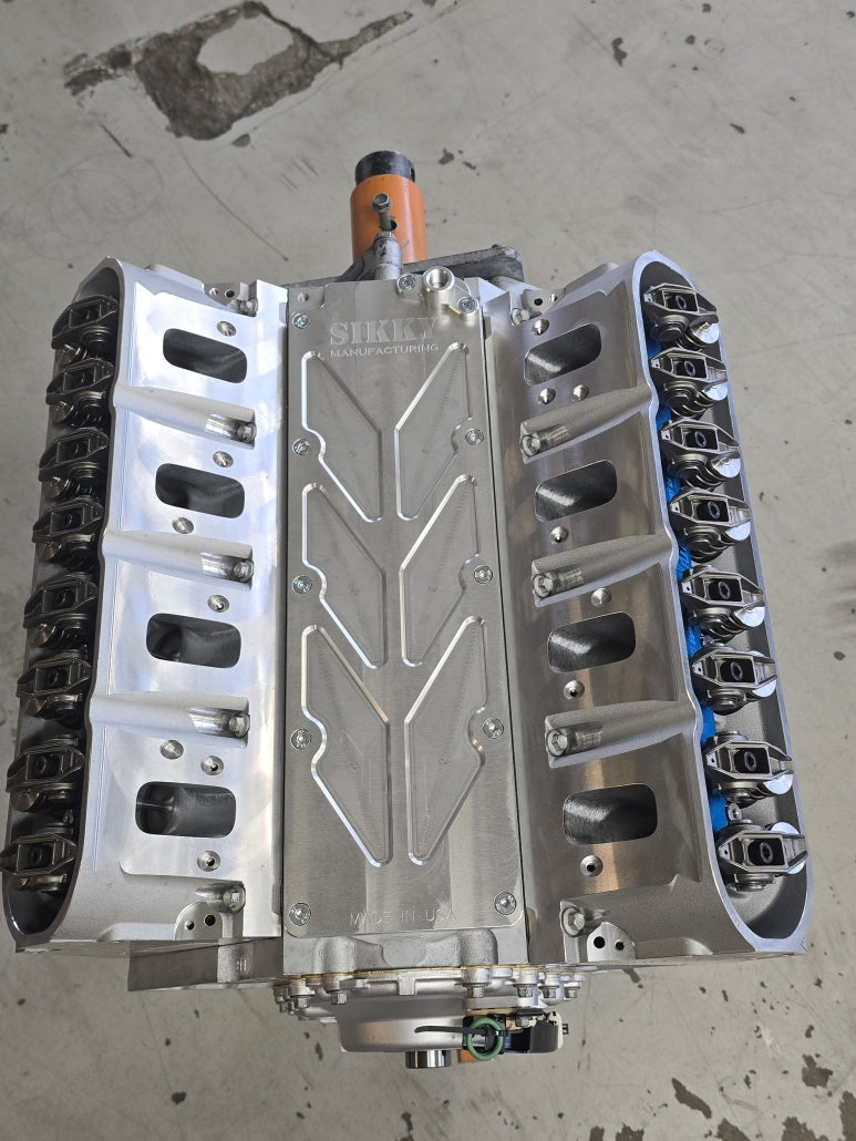 Billet LS3 Valley Cover Plate by Sikky - Gen 4 LS