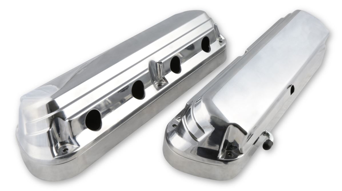 Holley 2-piece Ford Style LS Valve Covers 241-185 186 187